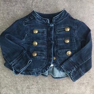 babyGap Denim Band Jacket 12-18 months